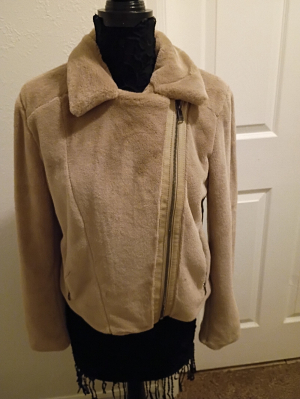 Cozy Tan Teddy Jacket